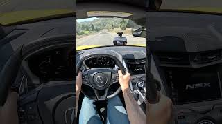 The Acura NSX Type S Gets to 60 in 33 Seconds POV Drive shorts [upl. by Aneertak]