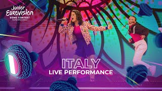 Chanel Dilecta  BLA BLA BLA  LIVE  Italy 🇮🇹  Junior Eurovision 2022 [upl. by Rhine]