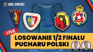 POGOŃ – JAGIELLONIA WISŁA KRAKÓW – PIAST GLIWICE PUCHAR POLSKI ROZLOSOWANO PARY KOMENTUJEMY [upl. by Avlem368]