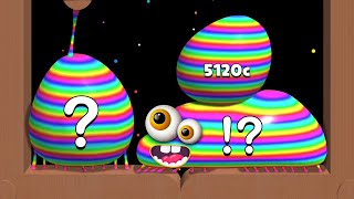 Blob Merge 3D All Rainbow Blobs  2048 Merges Android Gameplay World Record [upl. by Lauree]