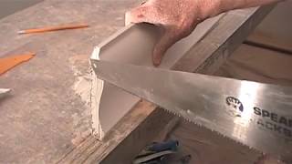 Cornice  Coving Ceiling Interior Exterior Angles  Mitre Cuts [upl. by Nattie]