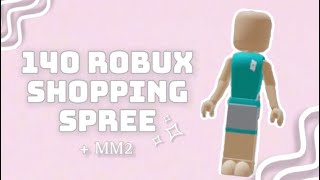 140 robux shopping spree  MM2 [upl. by Denys]