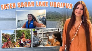 Fateh Sagar Lake Udaipur  Silver Jewellery Shopping 🛍️ Boating 🛶 Camel Ride🐪 Rajasthan Tour [upl. by Wilfreda779]