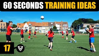 17  60 Seconds Training Ideas  Football  Soccer Exercises  U9  U10  U11  U12  U13  U14 [upl. by Enida]