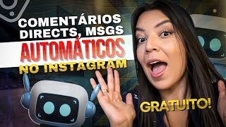 ATUALIZADO 2024 Como CRIAR AUTOMAÇÃO de RESPOSTAS AUTOMÁTICAS no INSTAGRAM  DIRECT E COMENTÁRIOS [upl. by Ellenod642]