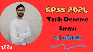 47 Sınav Kıvamında 27 Soruluk KPSS Tarih Denemesi  KPSS 2024  Ali Gürbüz [upl. by Artenahs]