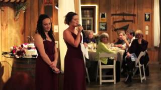 Anna amp Zollie Wedding  Maids of Honor Full Speech amp Song [upl. by Samuele27]