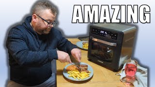 COSORI 12L Rotisserie Air Fryer Oven Review Its Life Changing [upl. by Gerkman]