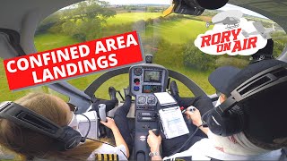 How to land in a CONFINED AREA  Helicopter pilot training  Cabri G2 [upl. by Imer]