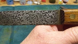 Acid Etching Knife Blades  BRAIN DEADThe Blade [upl. by Landmeier]