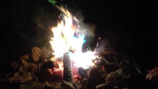 How to make multicolored fire By Howto Bob [upl. by Onfre45]