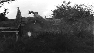 United States Army 119th Infantry soldiers crawl over hedgerows HD Stock Footage [upl. by Ariella142]