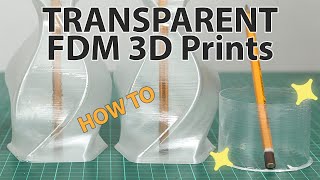 Transparent 3D Prints with ColorFabb XT [upl. by Nagiam600]