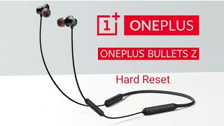 OnePlus Bullets z wireless one earphone not working OnePlus hard reset [upl. by Airuam]