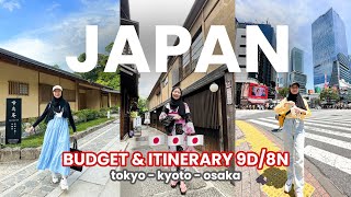 KE JEPANG HABIS BERAPA JUTA SPILL BUDGET amp ITINERARY 🇯🇵 TOKYOKYOTOOSAKA BUAT PEMULA [upl. by Matlick]