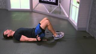 HOW TO DO Lying Biceps Hammer Low Curl with Resistance Bands [upl. by Ackerman]