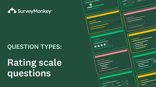 How to create a MatrixRating scale question with SurveyMonkey [upl. by Airotahs]