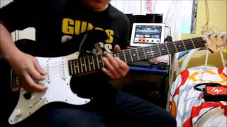 Yamaha Pacifica Demo smooth jazz jam JAMUP PRO GURUS AMPS [upl. by Yonit565]