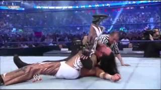 Shawn Michaels vs Undertaker  Wrestlemania 25 Highlights [upl. by Darryn518]