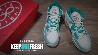 Unboxing KEEP SUE FRESH 2021 Nike Kyrie Infinity  Kyrie 8 [upl. by Barty]