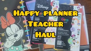 Happy Planner Teacher Planner stickers and accessories haul [upl. by Pastelki]