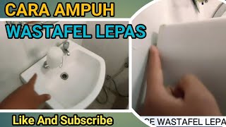 WASTAFEL lepas cara memperbaikinya [upl. by Harolda103]