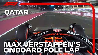 Max Verstappens Pole Lap  2023 Qatar Grand Prix  Pirelli [upl. by Nevram]