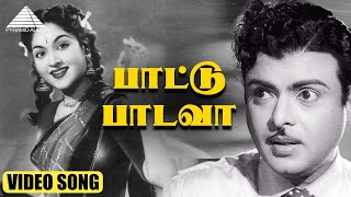 பாட்டு பாடவா HD Video Song  தேன்நிலவு  ஜெமினி கணேசன்  வைஜயந்திமாலா  AMராஜா [upl. by Kajdan]