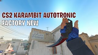 Karambit Autotronic  CS2 Skin Showcase 97 [upl. by Brebner]