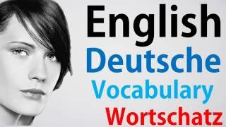 Video50 DeutschEnglisch Wortschatz Übersetzung German English Einstufungstest Englischhilfen [upl. by Aynor]