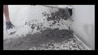 WOW MUST SEE Dryer Vent Cleaning almetaldryervent satisfying advsLLC viral fyp fypシ [upl. by Ananna]