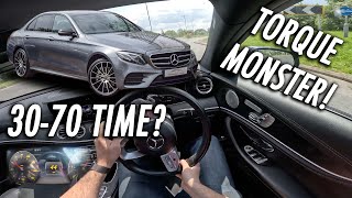 2019 MERCEDES E400D DRIVING POVREVIEW  THE ECLASS YOU SHOULD BUY [upl. by Eannyl]