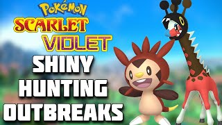 LIVE SHINY HUNTING MASS OUTBREAKS IN POKEMON SCARLET AND VIOLET [upl. by Zanas]