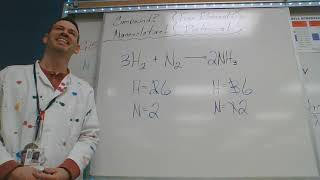 Balancing Reactions Lecture Pt2 2024 CUMMINGS CHEMISTRY Honors [upl. by Alliscirp]