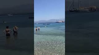 Fethiye’de uygun fiyatlı plaj önerisi  summer güneş doğa travel tatil deniz beach [upl. by Robi]