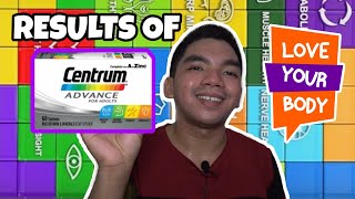 RESULTS of CENTRUM Advance Multivitamins  Minerals Quick Review  John Pol Gacu [upl. by Ettenot]