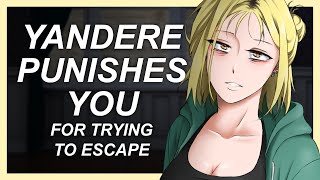 Yandere Girl Punishes You For Trying To Escape Part 2  ASMR Roleplay Visual Novel Style [upl. by Cross]