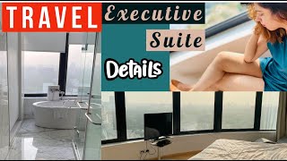 Travel Hotel  Le Meridien New Delhi Hotel Executive Suite Room Tour  5 star Delhi JigyasaRishi [upl. by Marguerite26]