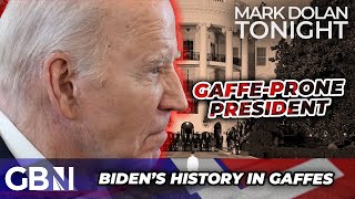 WATCH Joe Bidens history of GAFFES as the President STEPS DOWN from 2024 Presidential race [upl. by Annoid]