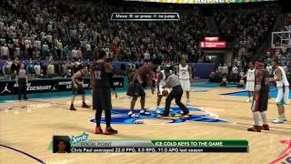 NBA 2K10 My Player Playoffs  Blazers vs Hornets Game 4 [upl. by Flita]