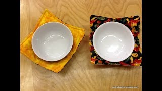 How to Sew a Bowl Cozy Heat Protectors [upl. by Ninaj]