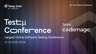 Meet our Partner  Codemagic at TestMu 2024 I LambdaTest [upl. by Notgnirrac]