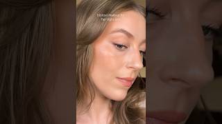 Glowy Natural Blonzer Makeup for Fair Skin ✨ makeup makeuptutorial [upl. by Amees]