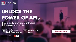 Unlock the Power of APIs in FampO Trading  Build amp Automate your Trading Strategies  Live Webinar [upl. by Irik]