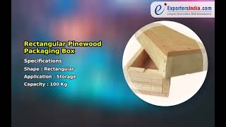 Wooden Gift Box amp Yellow Pine Wood Lumber Manufacturer in Hyderabad  Esteem Pallet And Packaging [upl. by Sosthenna]