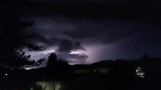 2252023 Gewitter über Luzern  Wetterleuchten 🇨🇭 [upl. by Electra]