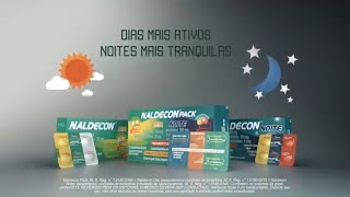 NALDECON PACK PODEROSA AÇÃO VINTE QUATRO HORAS DE DIAS MAIS ATIVOS NOITES MAIS TRANQUILAS COMERCIAL [upl. by Aiello]