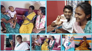 భారతి మల్లి good news చెప్పింది🥰భారతి 2nd pregnancy 😇family reactions [upl. by Leoj]