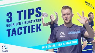 Sven Boele geeft 3 tips voor een ijzersterke padeltactiek  KNLTB Padel [upl. by Eseilenna]