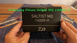 Unboxing Daiwa Saltist MQ 14000 H Reel [upl. by Euqinehs]